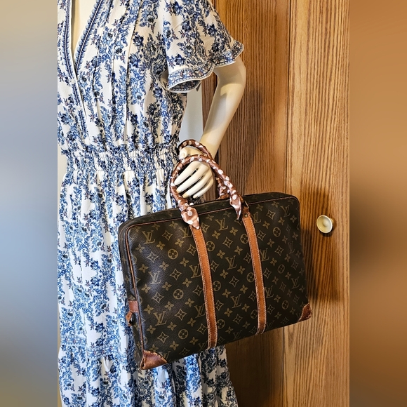Louis Vuitton Black and Brown Monogram Briefcase - Picture 8 of 16
